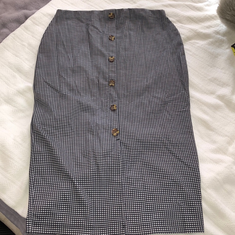 Sanctuary button front pencil skirt